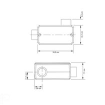 Condulete Fixo 2.1/2" Tipo "lr" - Com Tampa / Rosca Bsp / Sem Pintura Tramontina