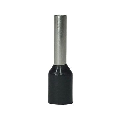 Terminal Pré-isolado Pino Tubular 1,5mm² - Preto - 50 Unidades