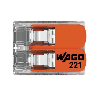 50 Conectores Automáticos Até 6,0mm 2 Polos 41a - Wago