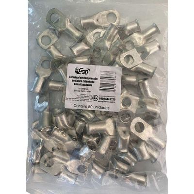 Terminal De Compressão Olhal Com Boca Expandida 50,0mm² - 50 Unidades