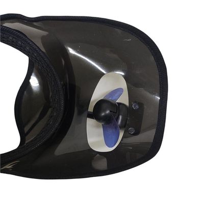 Viseira Ventilador Chapeu Sol Helice Verao Calor Praia