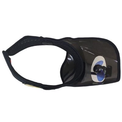 Viseira Ventilador Chapeu Sol Helice Verao Calor Praia