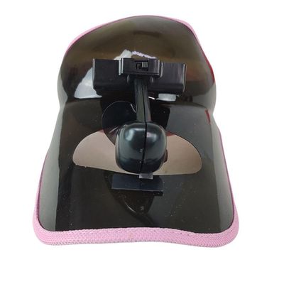 Viseira Ventilador Piscina Praia Sol Lazer Verao Chapeu