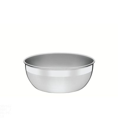 Pote Tramontina Freezinox Redondo Em Aço Inox Com Acabamento Fosco Sem Tampa 20 Cm 2,2 L Tramontina