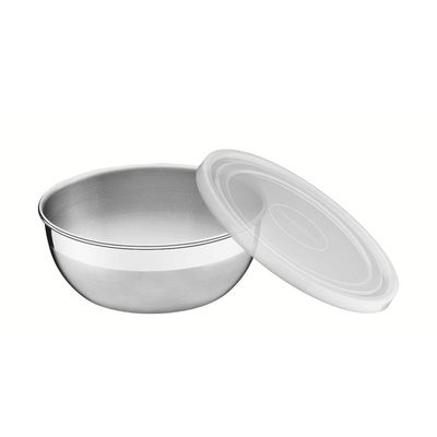 Pote Tramontina Freezinox Redondo em Aço Inox com Tampa Plástica 22 cm 2,9 L