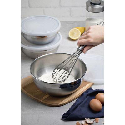 Pote Tramontina Freezinox Redondo em Aço Inox com Tampa Plástica 22 cm 2,9 L