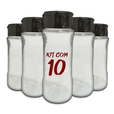 Pote Tempero 10 Potes+24 Etiquetas Titulos Etiqueta Preta