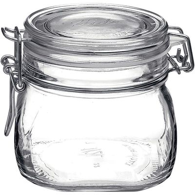 Bormioli Rocco Fido Pote Hermético 10X10X10Cm 500Ml Vidro Transp