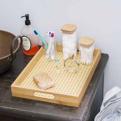 Pote De Vidro Com Tampa De Bambu Oikos 1,9l Hermético Quadrado