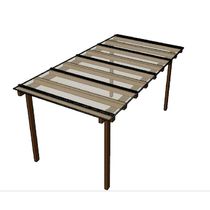 Kit Policarbonato Cristal 4mm 4,00m X 1,00m - Perfis Naturais