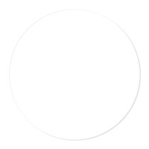 Sousplat 25cmx25cm - Cria Arte Laser Branco