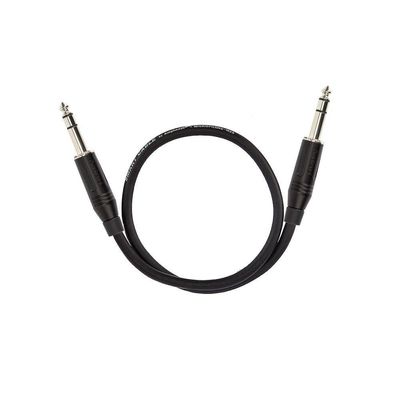 Cabo P10 Para P10 Estereo Amphenol Black - 50 Cm