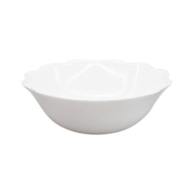 Petisqueira Opaline Flor Blanc Cazza Branca