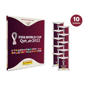 Kit-Album-Capa-Dura-com-10-Envelopes-Copa-do-Mundo-Fifa-Qatar-2022-Panini