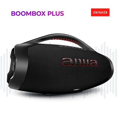 Caixa de Som Aiwa Boombox 200W RMS - AWS-BBS-01B Preto / Bivolt