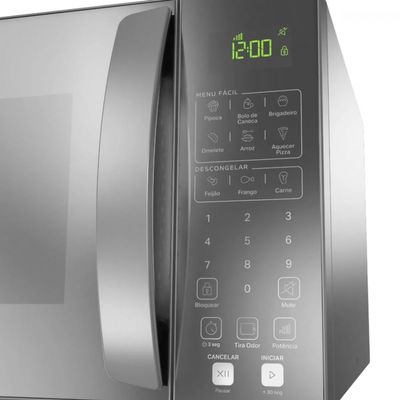 Forno Micro-ondas CMS46AR 32L Cinza Espelhado 127V Consul Cinza / 127V