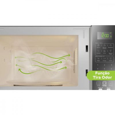 Forno Micro-ondas CMS46AR 32L Cinza Espelhado 127V Consul Cinza / 127V