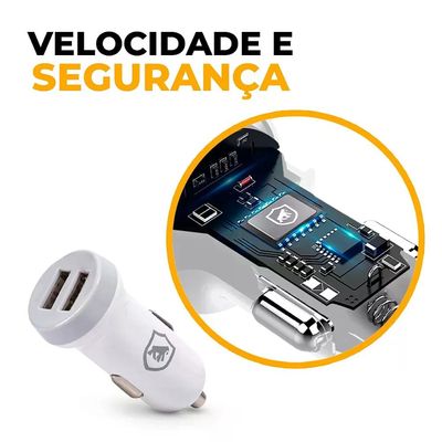 Carregador Veicular Flex no Atacado - Caixa Fechada 10 Unidades - Gshield