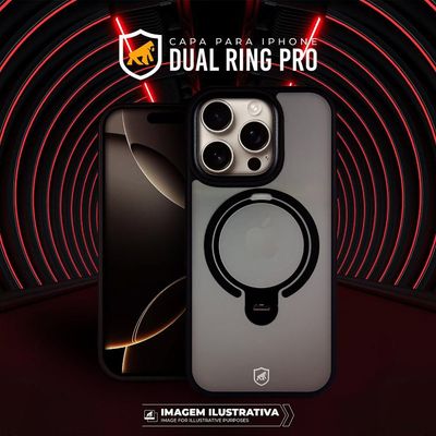 Capa para iPhone 16 Pro - Dual Ring Pro - Gshield