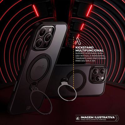 Capa para iPhone 16 Pro - Dual Ring Pro - Gshield