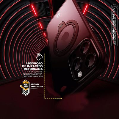 Capa para iPhone 16 Pro - Dual Ring Pro - Gshield