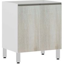 Balcão De Cozinha Sem Tampo 70cm 2 Portas Pérola Luciane Móveis
