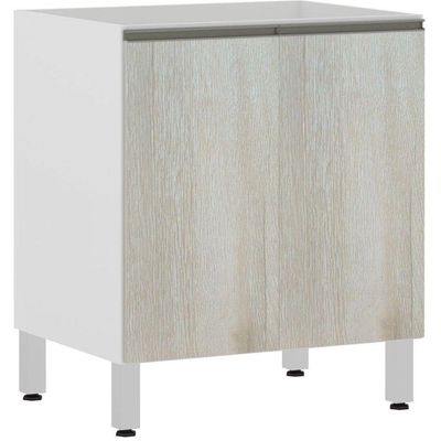 Balcão De Cozinha Sem Tampo 70cm 2 Portas Pérola Luciane Móveis