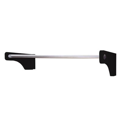 Cabideiro De Parede 80Cm Arara Camiseiro Calceiro Preto Laca