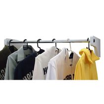 Cabideiro De Parede 90 Cm Arara Camiseiro Calceiro Branco Laca