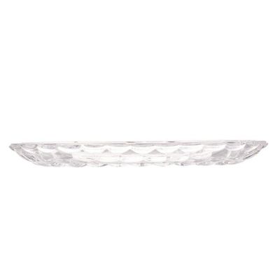 Travessa De Cristal Mini Bandeja Bublle Lyor 21×12,2 Cm