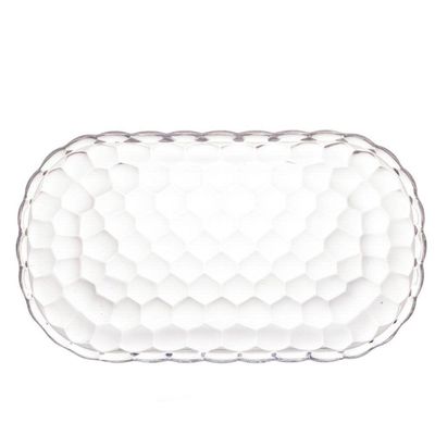 Travessa De Cristal Mini Bandeja Bublle Lyor 21×12,2 Cm