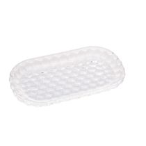 Travessa De Cristal Mini Bandeja Bublle Lyor 21×12,2 Cm