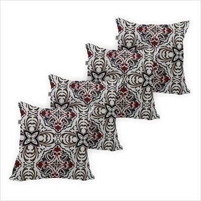 Capa De Almofada Jacquard Estampa Contemporânea