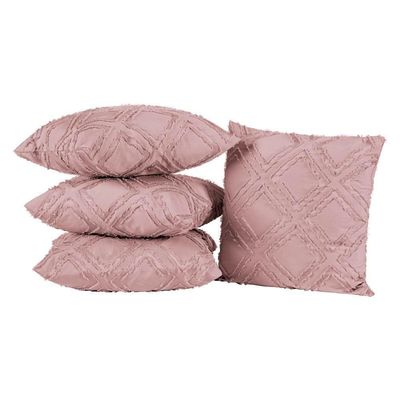 Almofadas Cheias Aveline 45cm X 45cm 04 Peças - Rosê
