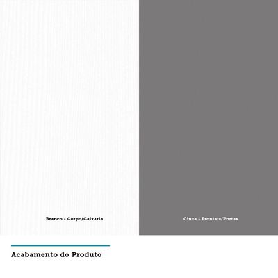 Armário Perola 60 Cm 2 Portas Luciane