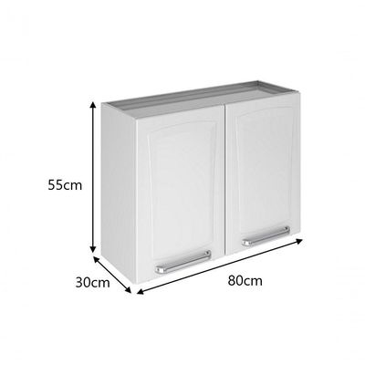 Armário Aério 2 Portas 80cm Tarsila - Itatiaia