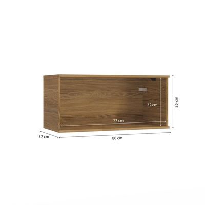 Armário Aéreo Celeste Kappesberg 100% Mdf 1 Porta Basculante