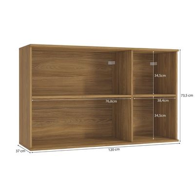 Armário Aéreo Celeste Kappesberg 100% Mdf 3 Portas