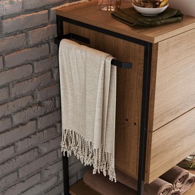 Gabinete Cuba Banheiro Industrial 80cm Pt Gav 1028x94101