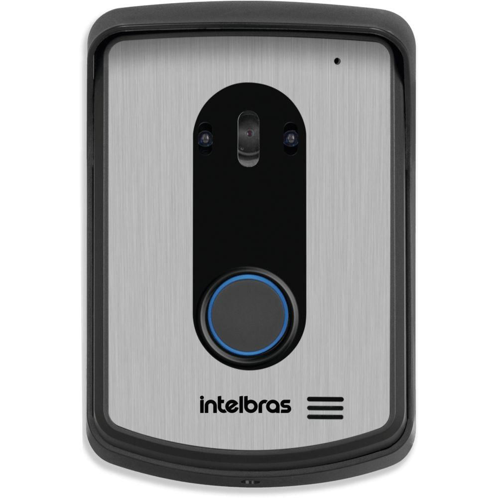 Kit Videoporteiro Intelbras Iv 7010 Hf Branco Interfone Com Câmera