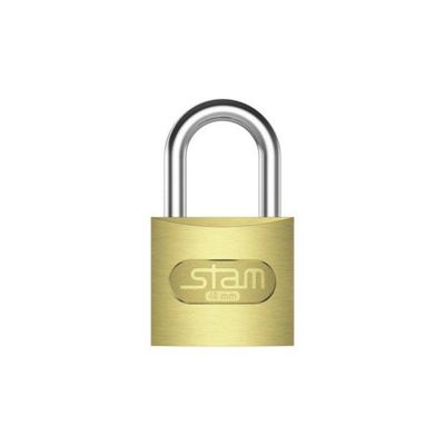 Cadeado Zamac Latonado - Stam 40mm