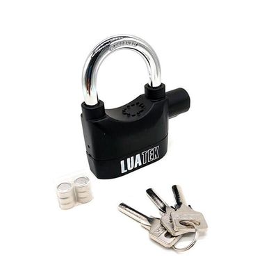 Cadeado Antifurto Trava Disco Com Alarme Sonoro Super Potente