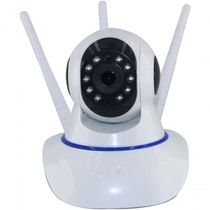 Câmera De Segurança Ip Sem Fio Wifi 720P - 3 Antenas