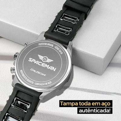 Relogio Masculino Prateado + Cordão Prata Grumet Inoxidavel