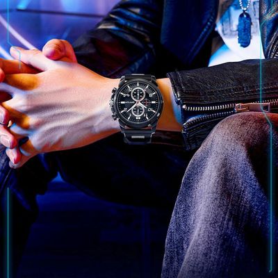 Relógios De Pulso Masculino Pulseira Silicone Design Classico Preto