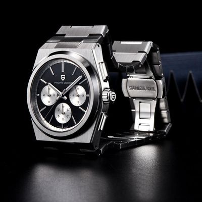 Relogio Masculino De Quartzo De Luxo Vidro Safira Moda Casual Esportiva