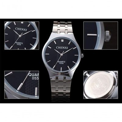 Relógio Masculino Chenxi 055b à Prova D'água Preto