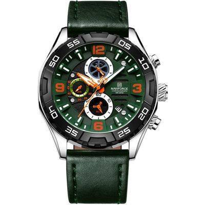 Relógio Masculino Esportivo Quartzo Casual A Prova D´agua Verde