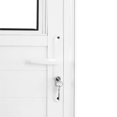 Porta Social Lambril Alumínio Branco 2.10 X 90 Lado Esquerdo – Hale