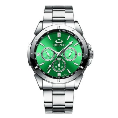 Relógio Masculino Chenxi Cx-019a à Prova D'água Verde